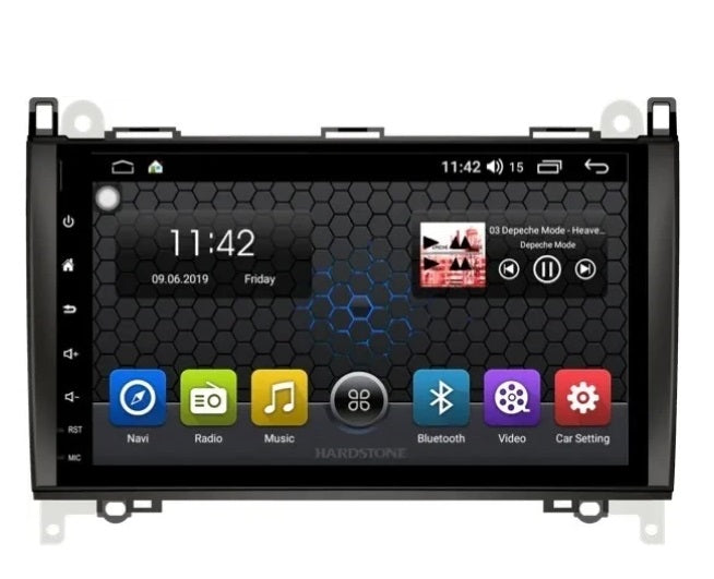 Hardstone HS BEN01-ELC4 Autoradio Android per Mercedes Classe A-B - TechSoundSystem.com