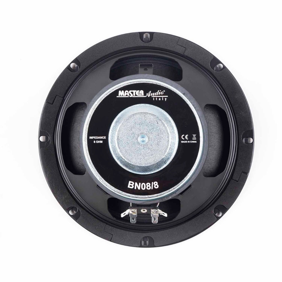 Master Audio BN08/4 Woofer professionale da 210 mm (8"), 4 ohm, 150W RMS, bordo in tela, cono in carta - TechSoundSystem.com