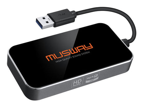 MUSWAY BTS-HD Chiavetta bluetooth per lo streaming audio HD