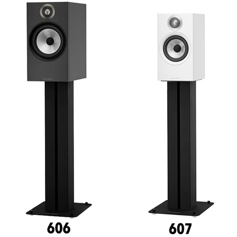 B&W STAV24 Stand in acciaio COPPIA per diffusori audio serie modelli 600 607 e 606 - TechSoundSystem.com