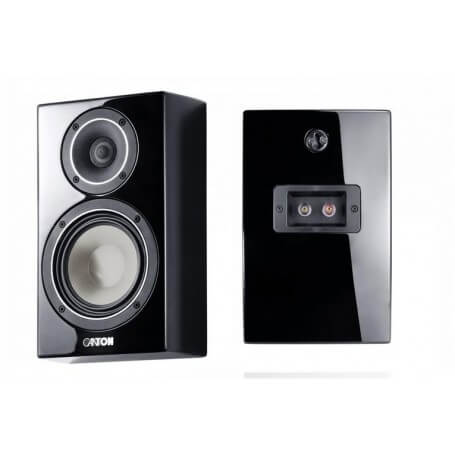 Canton Vento 816.2 coppia diffusori acustici da parete colore NERO a cassa chiusa, Wave-Surround (COPPIA) - TechSoundSystem.com