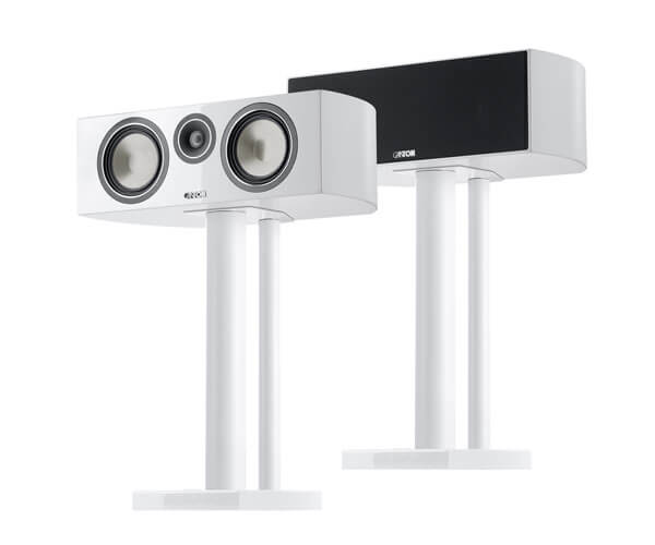 Canton Vento 866.2 Center diffusore acustico centrale colore Bianco 3 Vie, sistema Bass-Reflex su stand - TechSoundSystem.com