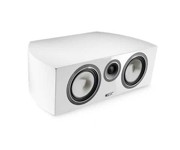 Canton Vento 866.2 Center diffusore acustico centrale colore Bianco 3 Vie, sistema Bass-Reflex su stand - TechSoundSystem.com