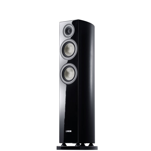 CANTON VENTO 876 .2 diffusori acustici colore NERO a 3 Vie, sistema Bass-Reflex da pavimento (COPPIA) - TechSoundSystem.com