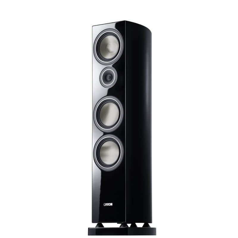 CANTON VENTO 886.2 DC diffusori acustici colore NERO a 3 Vie, sistema Bass-Reflex da pavimento (COPPIA) - TechSoundSystem.com