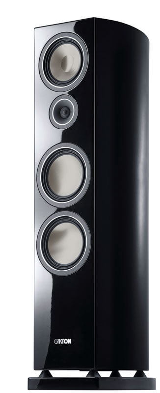 CANTON VENTO 896.2 DC diffusori acustici colore NERO a 3 Vie, sistema Bass-Reflex a 340W da pavimento (COPPIA) - TechSoundSystem.com