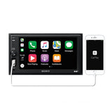 SONY XAV-AX1005KIT autoradio 2 DIN con DAB+, Bluetooth 3.0, Apple Car Play + antenna DAB inclusa! - TechSoundSystem.com