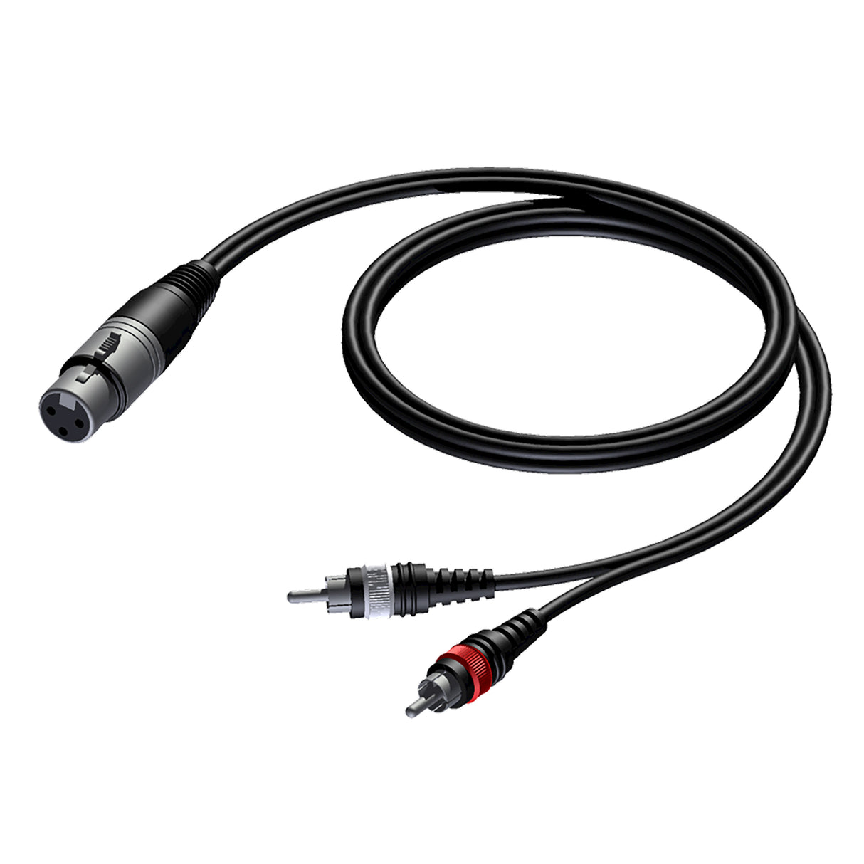 PROCAB CAB 704-1-5 Cavo audio 1,5mt XLR femmina / 2xRCA maschio - TechSoundSystem.com