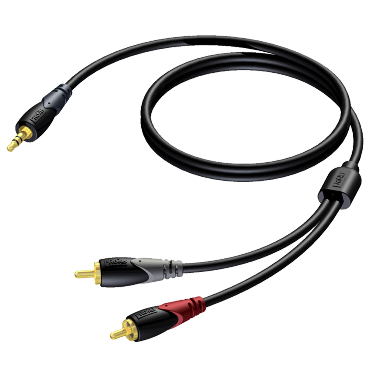 PROCAB CLA 711-3 Cavo audio 3mt JACK 3,5mm stereo/ 2x RCA - TechSoundSystem.com