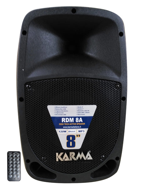 KARMA RDM 8A Box amplificato da 120W con USB+BT - TechSoundSystem.com