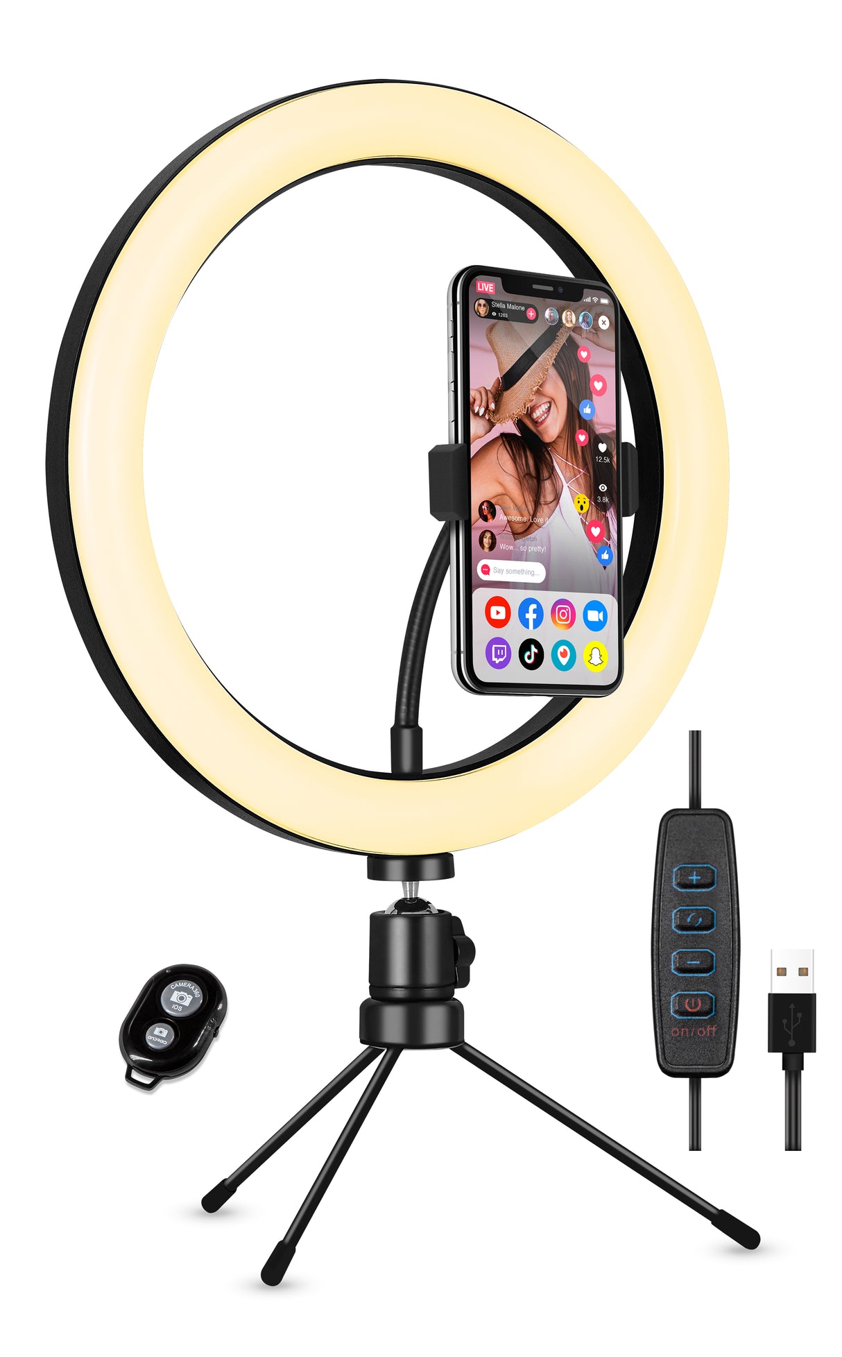 KOOL SELFIE KITU25T Kit selfie 25cm - TechSoundSystem.com