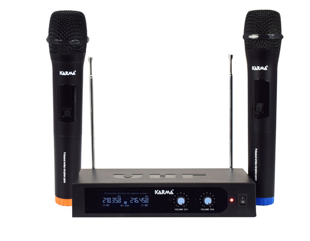 KARMA SET 6252A Doppio radiomicrofono palmare VHF - TechSoundSystem.com