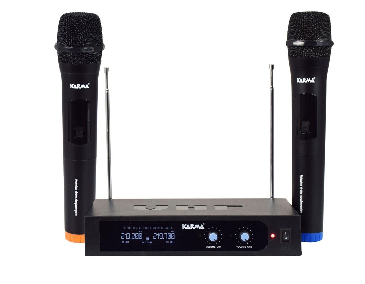 KARMA SET 6252B Doppio radiomicrofono palmare VHF - TechSoundSystem.com