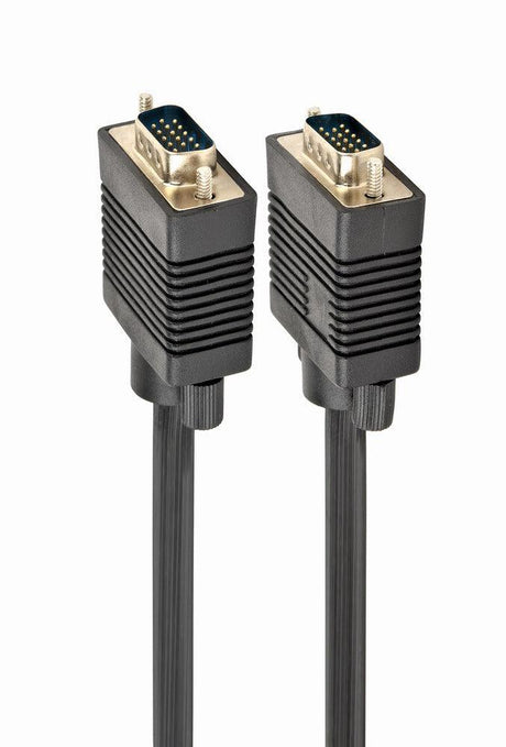 CABLEXPERT PREMIUM DUAL-SHIELDED VGA CABLE WITH FERRITE CORES, 5 M, BLACK - TechSoundSystem.com