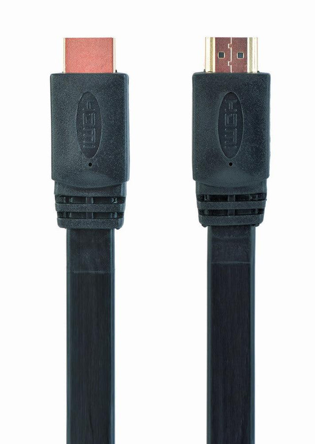 CABLEXPERT HDMI MALE-MALE FLAT CABLE, 1 M, BLACK COLOR - TechSoundSystem.com