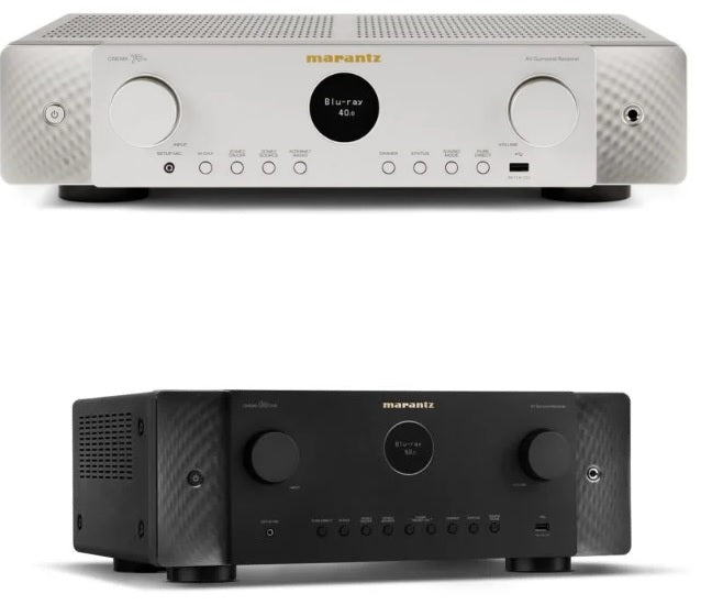 Marantz CINEMA 70S Amplificatore AV, 7.2 Canali, 50W SLIM LINE, 3 ingressi 8K/60Hz & 4K/120Hz, HEOS Built-in - TechSoundSystem.com