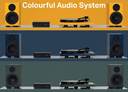 Pro-ject Colourful Audio System: sistema audio Hifi All-in-one (vari colori) - TechSoundSystem.com