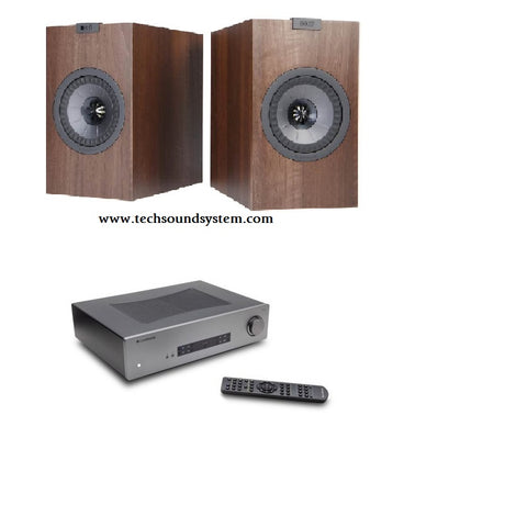 Cambridge Audio CXA61+ KEF Q350 WALNUT Diffusori Da scaffale (COPPIA) - TechSoundSystem.com