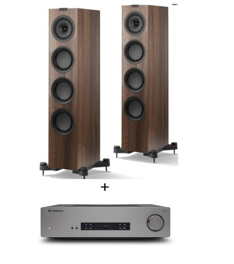 Cambridge Audio CXA61+ KEF Q550 WALNUT Diffusori da pavimento (COPPIA) - TechSoundSystem.com