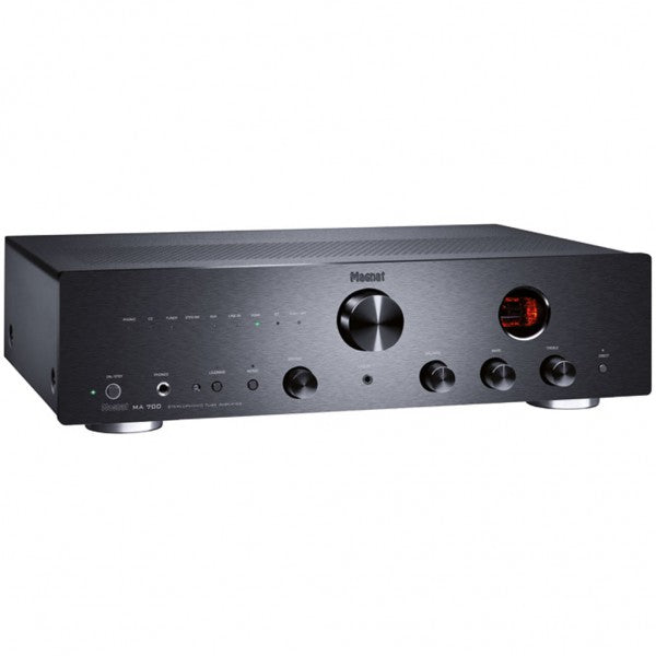 MAGNAT MA 700 BLACK amplificatore integrato 2 canali preamplificato a valvole 2 x ECC81, Bluetooth APTX HD - TechSoundSystem.com