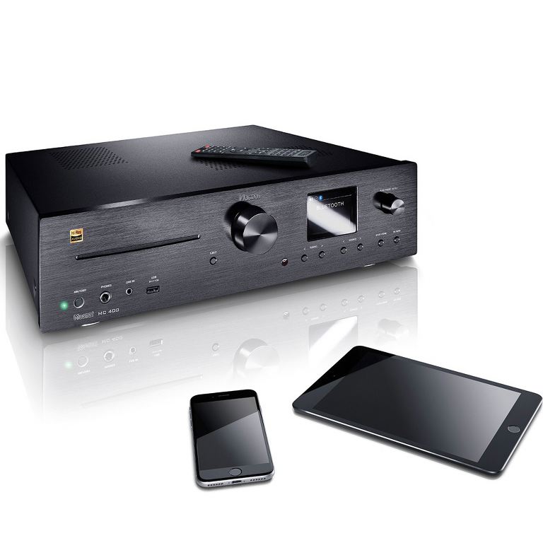 Magnat MC 400 Streamer di rete con tuner digitale e lettore CD con ampio display a colori da 2,8" - TechSoundSystem.com