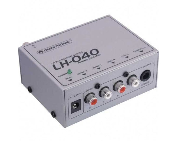 OMNITRONIC LH-040 PREAMPLIFICATORE PHONO - TechSoundSystem.com