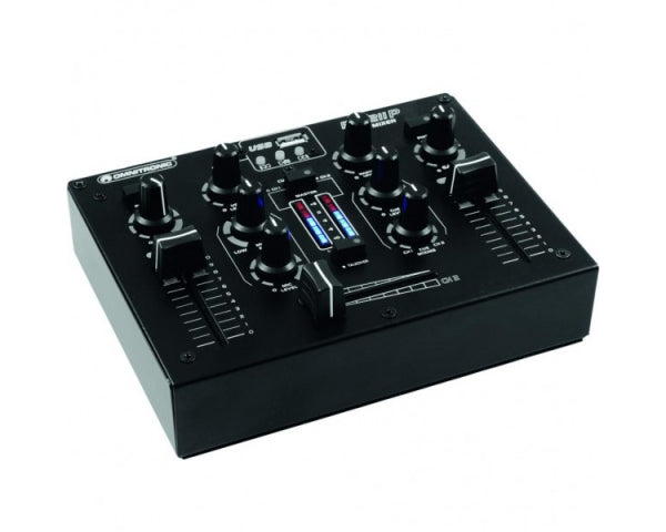 OMNITRONIC PM-211P MIXER PER DJ 2 CANALI CON PLAYER MP3 USB - TechSoundSystem.com