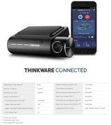 Thinkware Q850 Dashcam 2K - 1080P 2CH | Wi-Fi e Bluetooth integrati | GPS integrato SENSORE IMMAGINE SONY STARVIS | Super Night - TechSoundSystem.com