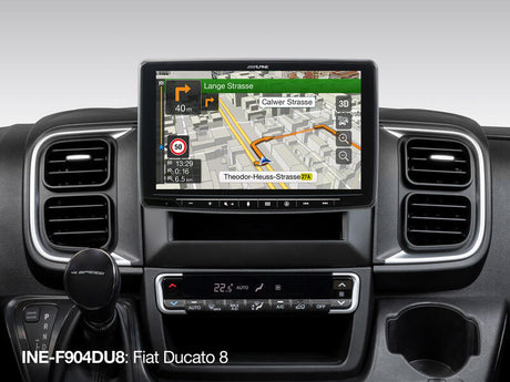 Alpine INE-F904-DU8 Autoradio custom per FIat Ducato 8 da 9" multimediale con GPS - TechSoundSystem.com