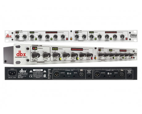 DBX 266XS COMPRESSORE LIMITER GATE 2 CANALI 1 UNITA RACK PROCESSORE DI SEGNALE PROFESSIONALE OFFERTISSIMA