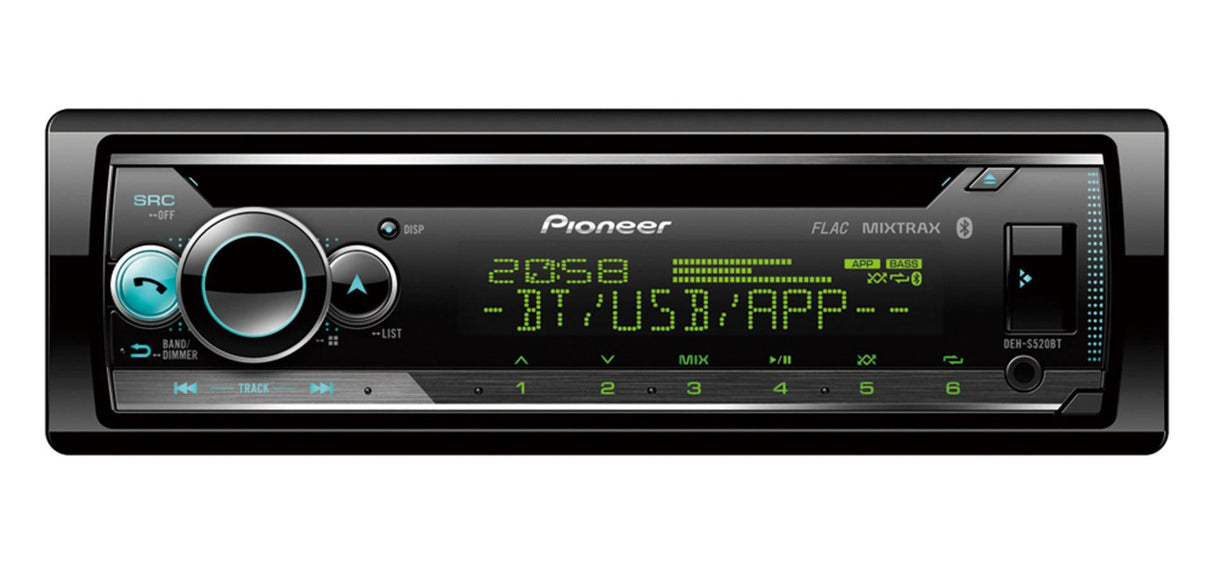 Pioneer DEH-S520BT autoradio CD con Bluetooth, USB, Spotify, app Pioneer Smart Sync - TechSoundSystem.com