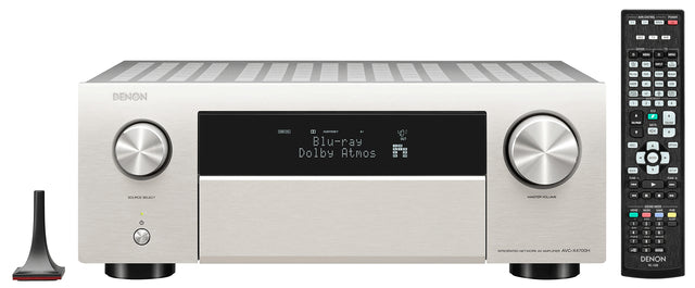 Denon AVC-X4700H SILVER amplificatore AV 9.2 canali 8k/4k 200W HDR10+ - TechSoundSystem.com