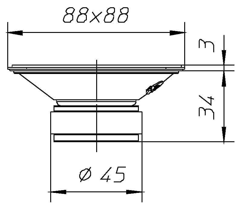 Ciare HT080 tweeter dalla potenza di 90 W e 35 W RMS a 8 Ohm e diametro di 80 mm - TechSoundSystem.com