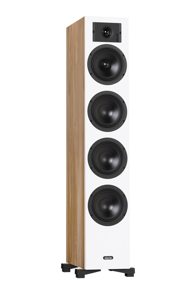 Indiana Line DIVA 6 WHITE OAK DIffusori da pavimento 3 vie Hi-fi da 160W (COPPIA) - TechSoundSystem.com