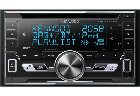 Kenwood DPX-7100DAB Autoradio 2 DIN DAB-Tuner / Bluetooth / USB - TechSoundSystem.com