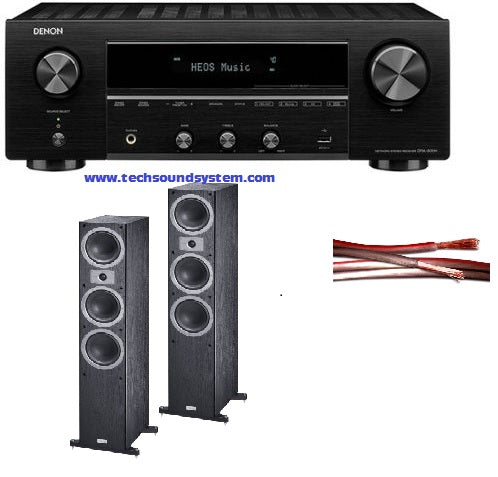 KIT COMPLETO: Amplificatore AV Denon DRA-800H + diffusori Magnat TEMPUS 77 + cavo Audiosystem - TechSoundSystem.com