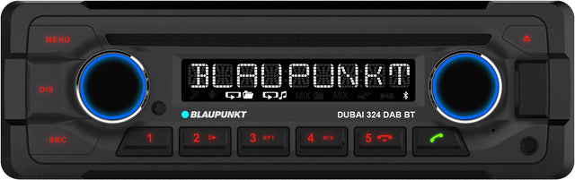 Blaupunkt Dubai 324 autoradio 1 DIN con DAB+ Bluetooth lettore CD - USB - SDHC - TechSoundSystem.com