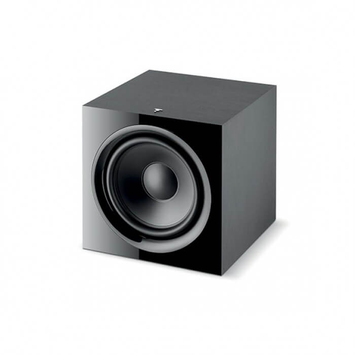 Focal CHORA SUB 600P subwoofer chiuso attivo, nero con amplificatore classe D 600 watt