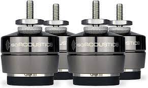 Isoacoustics GAIA I - Isolanti acustici per diffusori high end, Peso ammesso 100 Kg (set da 4 PZ) - TechSoundSystem.com