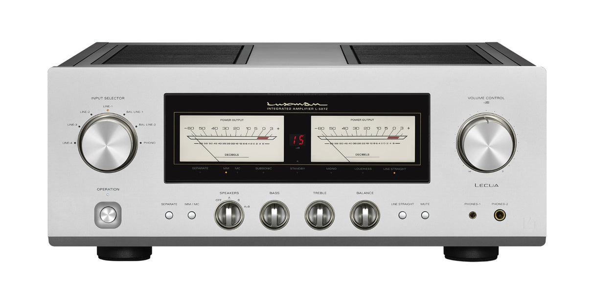 Luxman L-507Z Amplificatore integrato stereo Hi-End, potenza 110W x 2 su 8 ohm, nuovo circuito LIFES 1.0 - TechSoundSystem.com