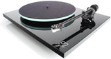 REGA Planar 2 NERO Giradischi hifi con piatto in vetro, braccio RB220 e testina Carbon motore 24V