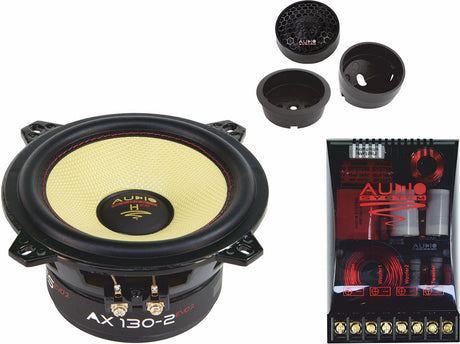 AUDIO SYSTEM H 130 EVO 2 altoparlanti 2 vie da 13 cm, 130 WRMS su 4 Ohm