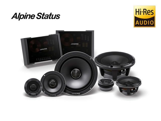 Alpine HDZ-653 Kit diffusori a 3 vie Separate Status Hi-Res 6-1/2" (16.5cm) - TechSoundSystem.com