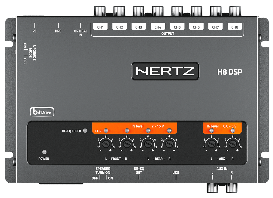 Hertz H8 DSP DRC processore digitale *SCONTO 3% IN CASSA* 8 canali + DRC HE remote - TechSoundSystem.com