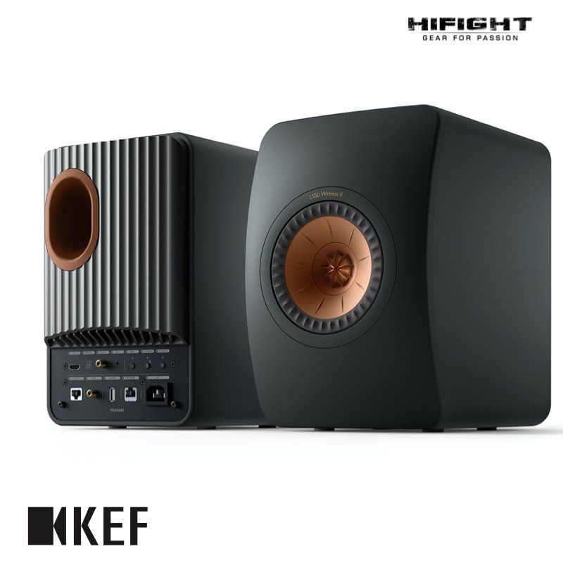 KEF LS50 WIRELESS 2 Diffusori attivi wireless da scaffale HiFi controllo via APP - TechSoundSystem.com