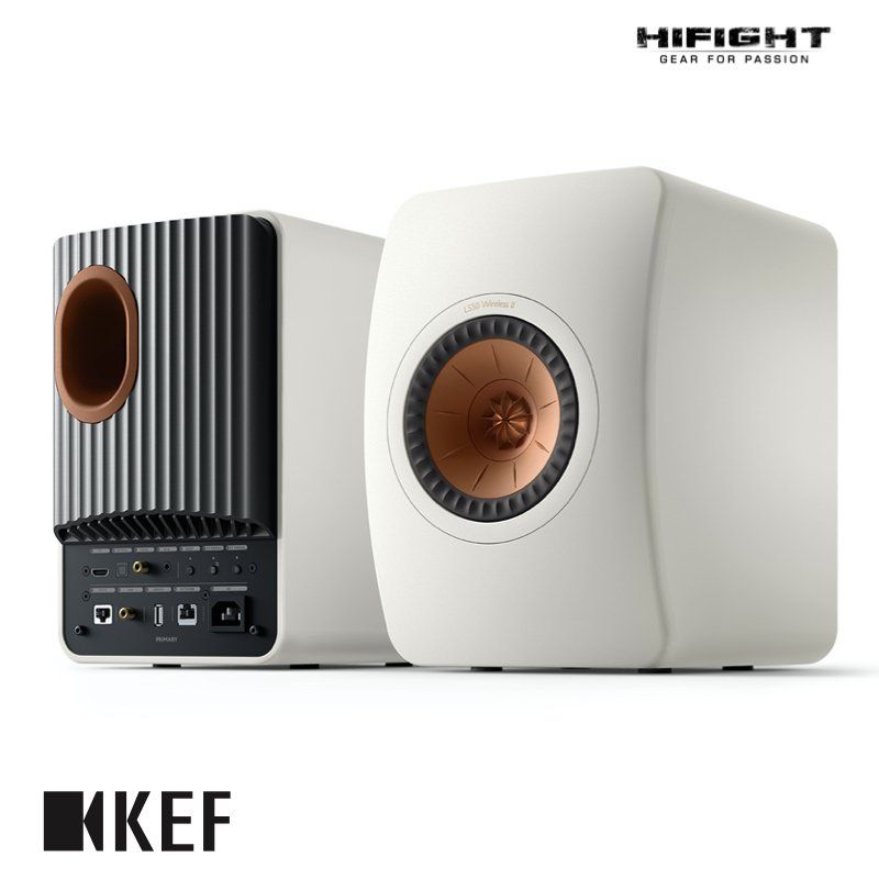 KEF LS50 WIRELESS 2 Diffusori attivi wireless da scaffale HiFi controllo via APP - TechSoundSystem.com