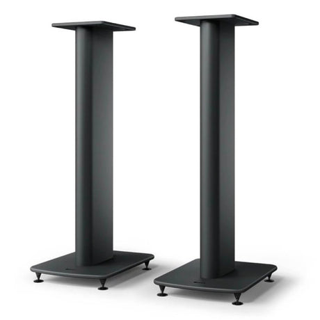 KEF S2 STAND Coppia di stativi per diffusori KEF LS50 META e Wireless 2 NERO CARBONIO - TechSoundSystem.com