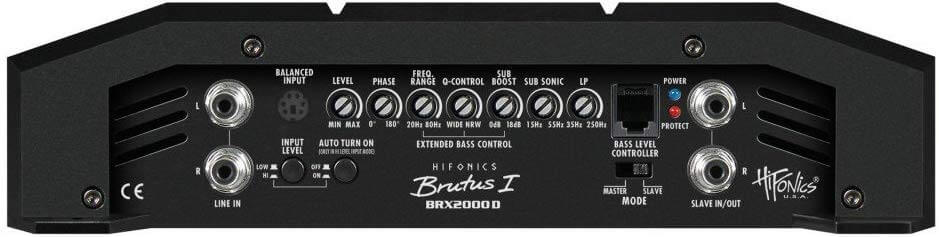 Hifonics Brutus BRX-2000D amplificatore auto a 1 canale 500 W a 4 Ohm - TechSoundSystem.com