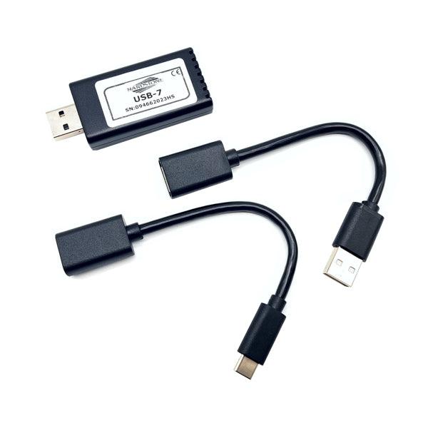 Hardstone USB7A Adattatore USB che trasforma i sistemi originali ANDROID AUTO a filo in WIRELESS - TechSoundSystem.com