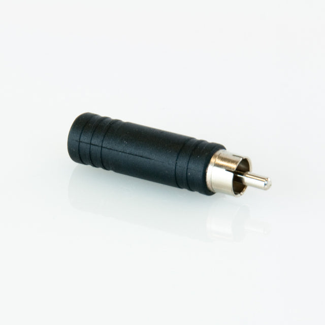 Adattatore presa Jack 6,3 mm mono - spina RCA HY1767 Master Audio in ABS e metallo - TechSoundSystem.com